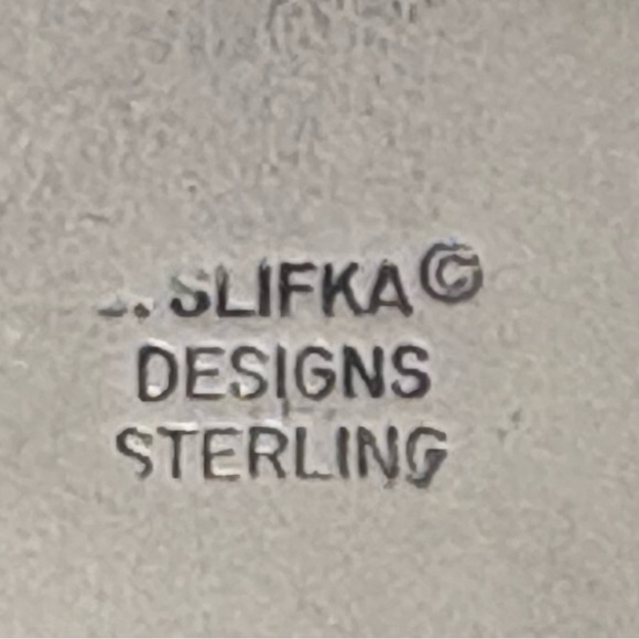 Vnt Joan Slifka Large Turquoise Heart Sterling Silver Concho Statement Piece - Picture 4 of 10